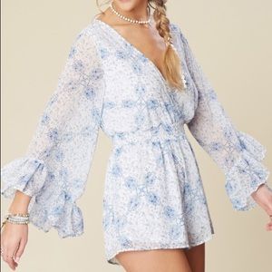 Beautiful blue romper